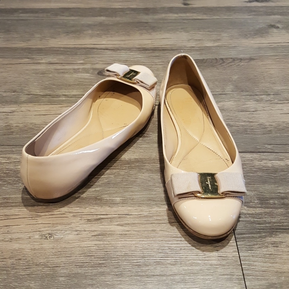 Salvatore Ferragamo bow flat